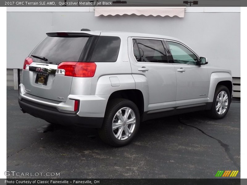 Quicksilver Metallic / Jet Black 2017 GMC Terrain SLE AWD