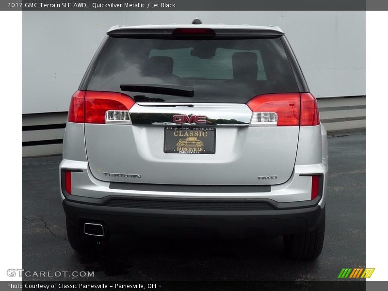 Quicksilver Metallic / Jet Black 2017 GMC Terrain SLE AWD