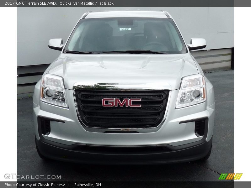 Quicksilver Metallic / Jet Black 2017 GMC Terrain SLE AWD