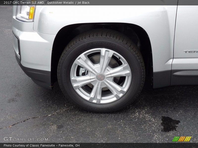 Quicksilver Metallic / Jet Black 2017 GMC Terrain SLE AWD