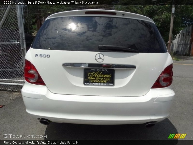 Alabaster White / Macadamia 2006 Mercedes-Benz R 500 4Matic