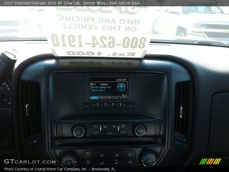 Summit White / Dark Ash/Jet Black 2017 Chevrolet Silverado 1500 WT Crew Cab