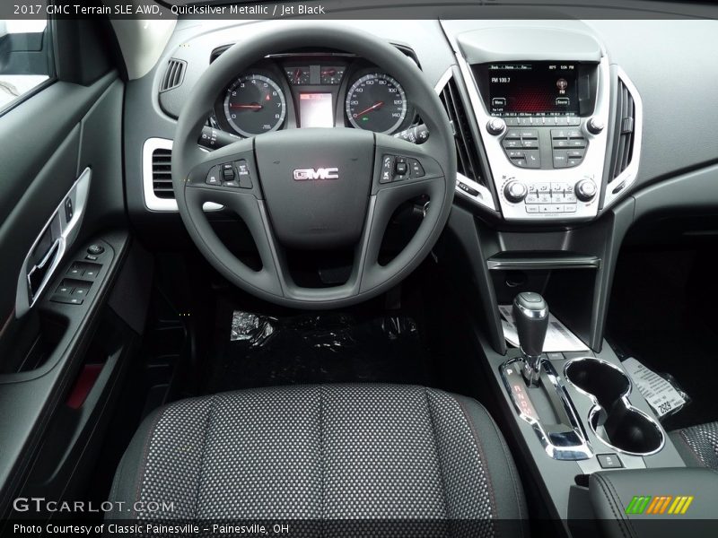 Quicksilver Metallic / Jet Black 2017 GMC Terrain SLE AWD