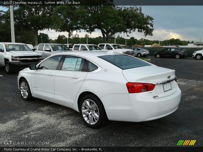 Summit White / Jet Black 2017 Chevrolet Impala LS