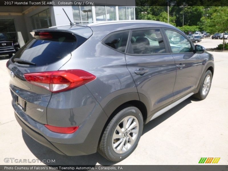 Coliseum Gray / Gray 2017 Hyundai Tucson SE AWD