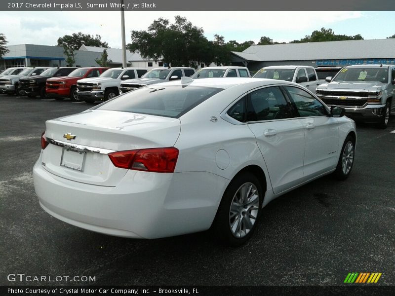 Summit White / Jet Black 2017 Chevrolet Impala LS