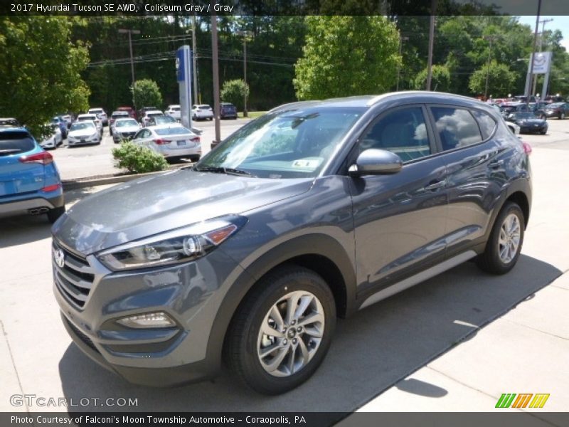 Coliseum Gray / Gray 2017 Hyundai Tucson SE AWD