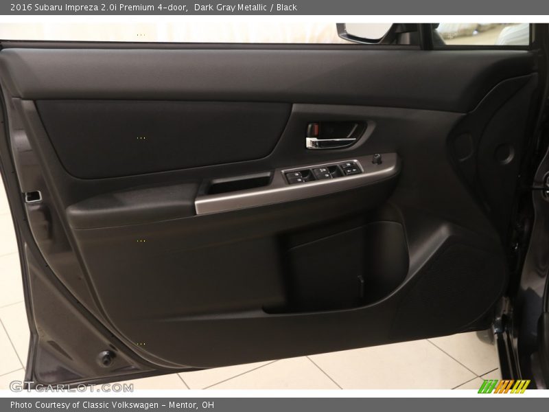 Dark Gray Metallic / Black 2016 Subaru Impreza 2.0i Premium 4-door