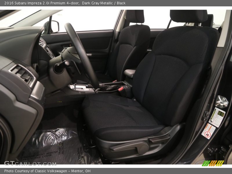 Dark Gray Metallic / Black 2016 Subaru Impreza 2.0i Premium 4-door