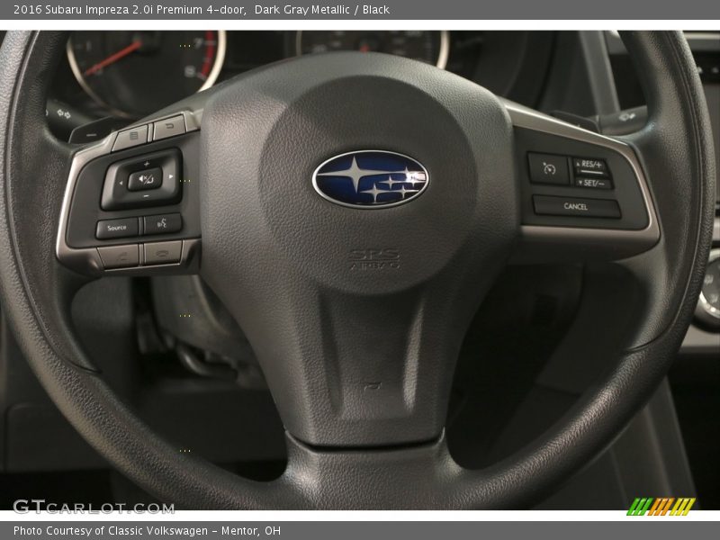 Dark Gray Metallic / Black 2016 Subaru Impreza 2.0i Premium 4-door