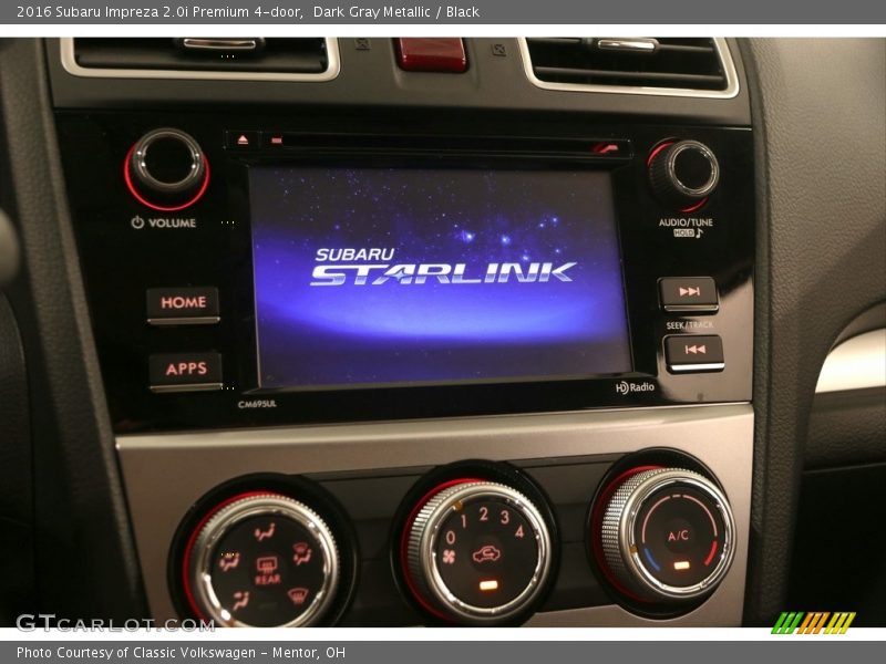 Dark Gray Metallic / Black 2016 Subaru Impreza 2.0i Premium 4-door