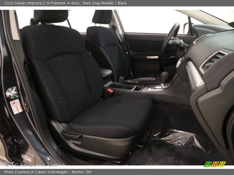 Dark Gray Metallic / Black 2016 Subaru Impreza 2.0i Premium 4-door