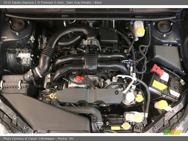 Dark Gray Metallic / Black 2016 Subaru Impreza 2.0i Premium 4-door