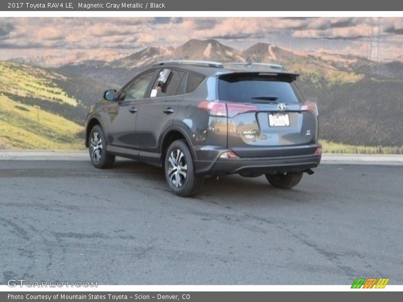 Magnetic Gray Metallic / Black 2017 Toyota RAV4 LE