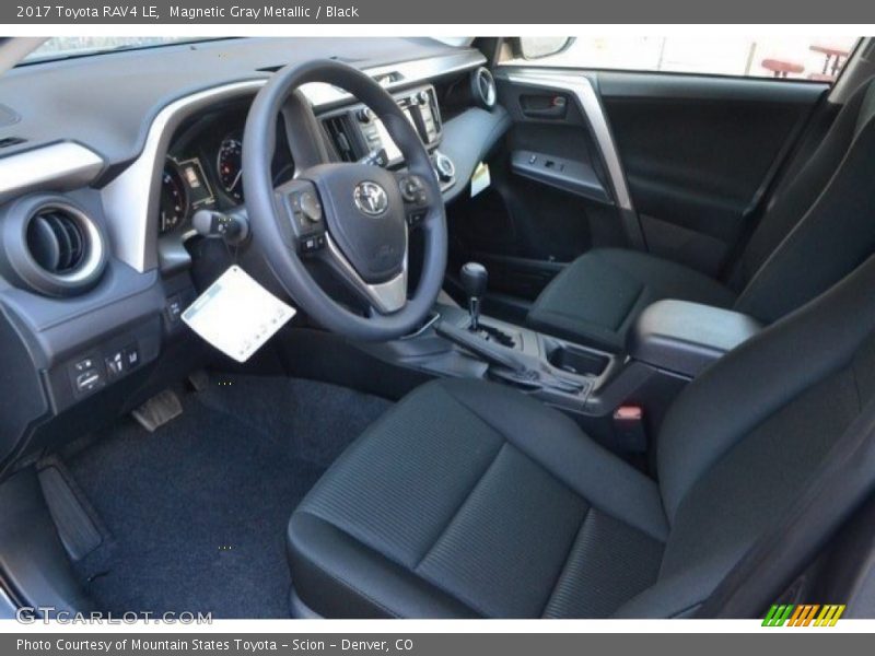 Magnetic Gray Metallic / Black 2017 Toyota RAV4 LE