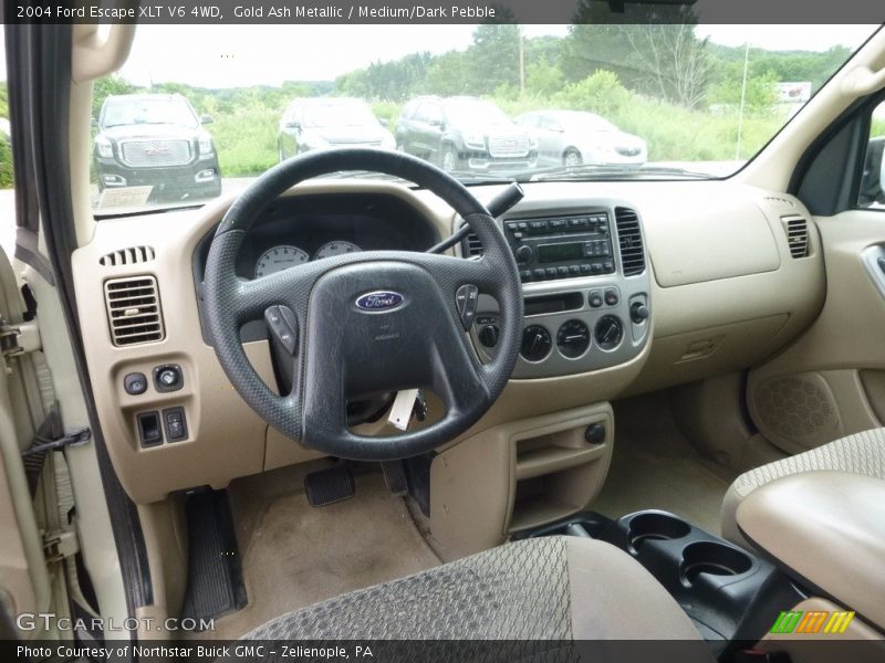 Gold Ash Metallic / Medium/Dark Pebble 2004 Ford Escape XLT V6 4WD