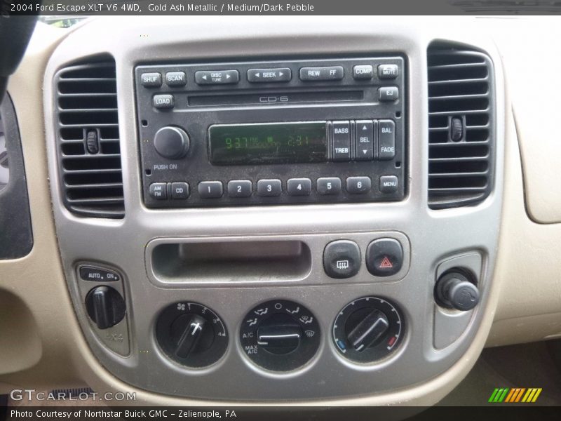 Gold Ash Metallic / Medium/Dark Pebble 2004 Ford Escape XLT V6 4WD