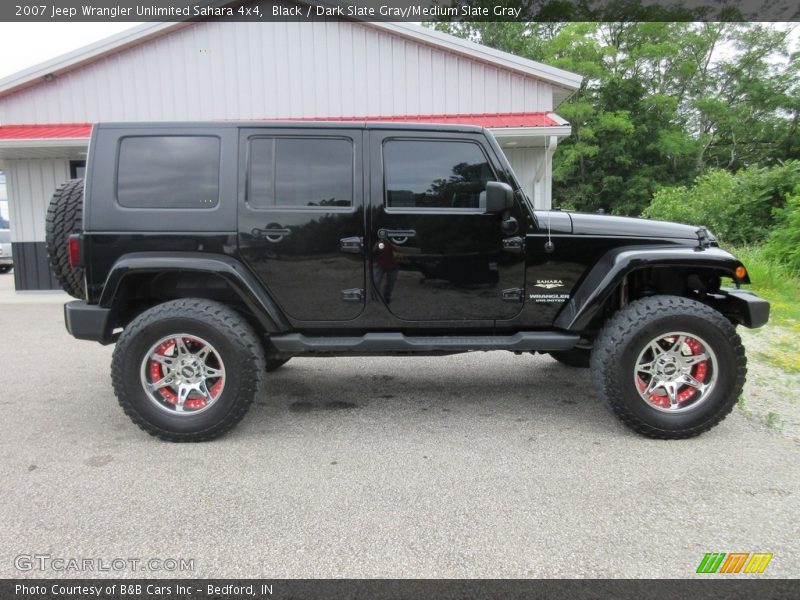 Black / Dark Slate Gray/Medium Slate Gray 2007 Jeep Wrangler Unlimited Sahara 4x4