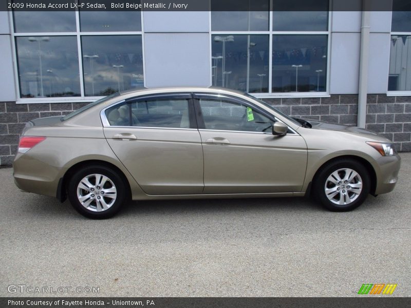Bold Beige Metallic / Ivory 2009 Honda Accord LX-P Sedan