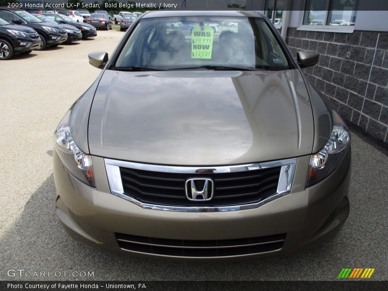 Bold Beige Metallic / Ivory 2009 Honda Accord LX-P Sedan