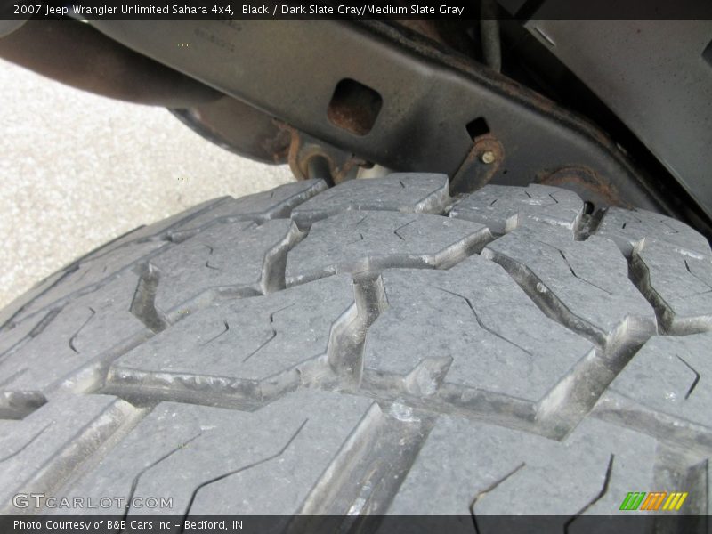 Black / Dark Slate Gray/Medium Slate Gray 2007 Jeep Wrangler Unlimited Sahara 4x4