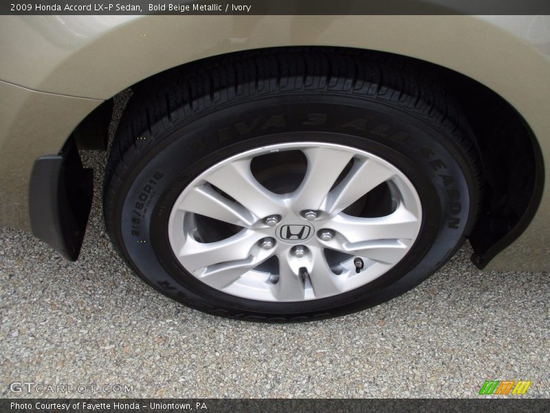 Bold Beige Metallic / Ivory 2009 Honda Accord LX-P Sedan