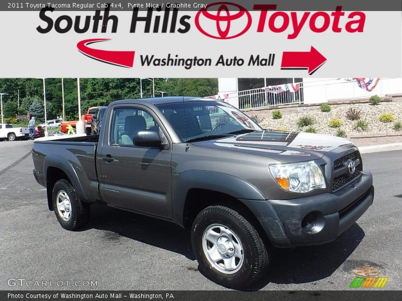 Pyrite Mica / Graphite Gray 2011 Toyota Tacoma Regular Cab 4x4