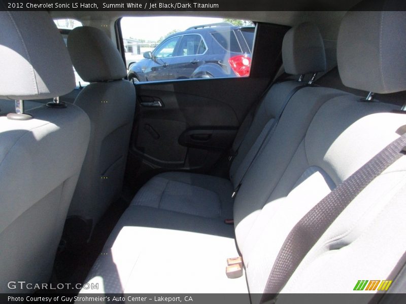 Summit White / Jet Black/Dark Titanium 2012 Chevrolet Sonic LS Hatch