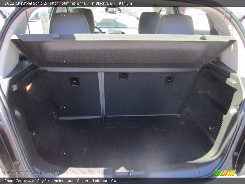 Summit White / Jet Black/Dark Titanium 2012 Chevrolet Sonic LS Hatch