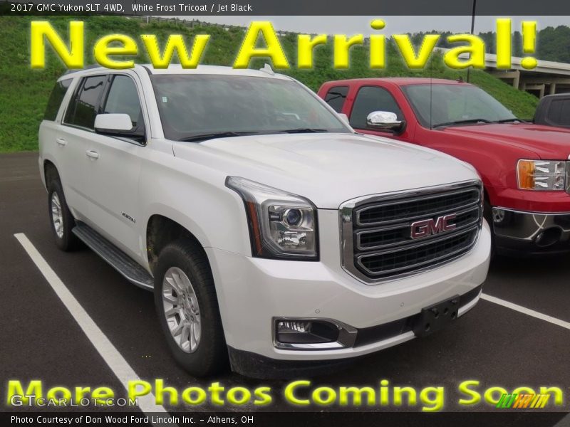 White Frost Tricoat / Jet Black 2017 GMC Yukon SLT 4WD