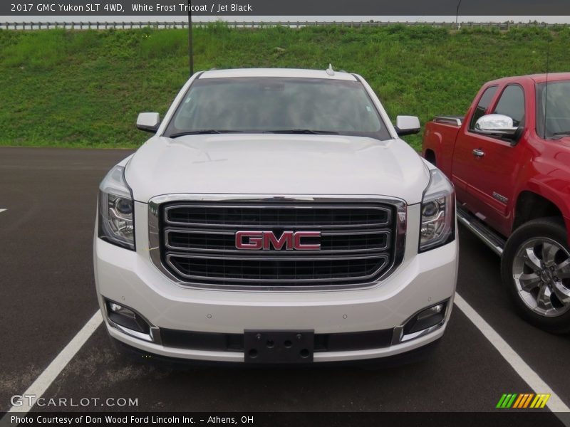 White Frost Tricoat / Jet Black 2017 GMC Yukon SLT 4WD