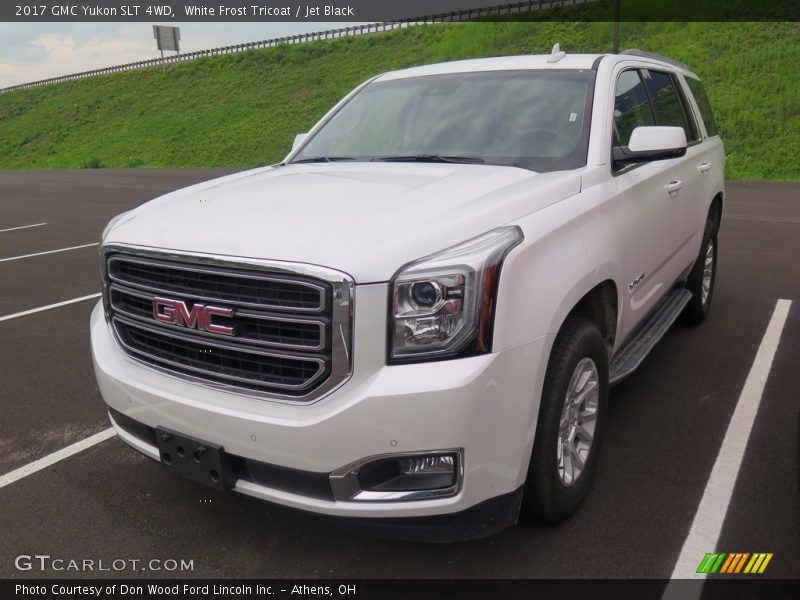 White Frost Tricoat / Jet Black 2017 GMC Yukon SLT 4WD