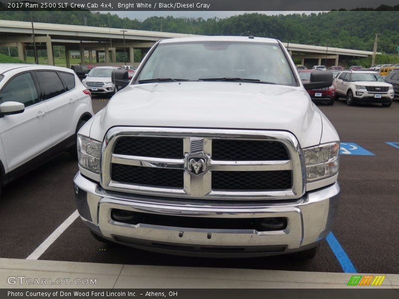 Bright White / Black/Diesel Gray 2017 Ram 2500 SLT Crew Cab 4x4