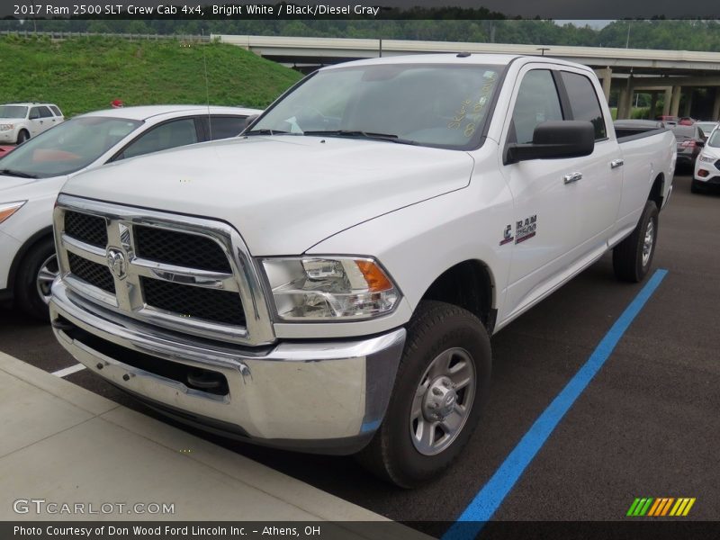 Bright White / Black/Diesel Gray 2017 Ram 2500 SLT Crew Cab 4x4