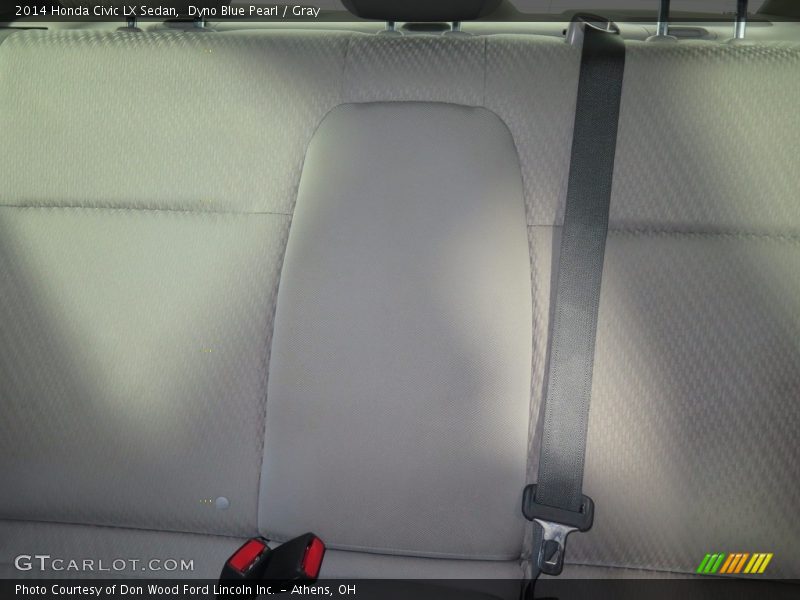 Dyno Blue Pearl / Gray 2014 Honda Civic LX Sedan
