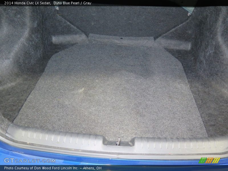 Dyno Blue Pearl / Gray 2014 Honda Civic LX Sedan