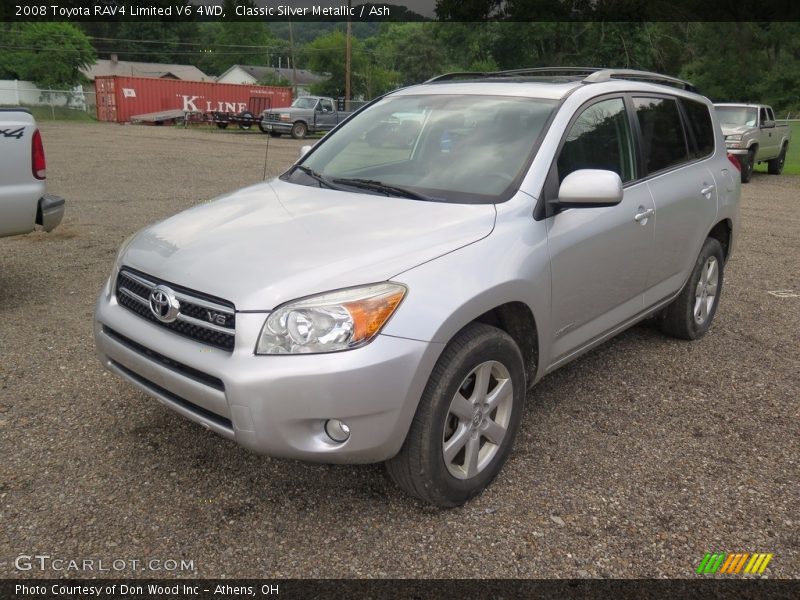 Classic Silver Metallic / Ash 2008 Toyota RAV4 Limited V6 4WD