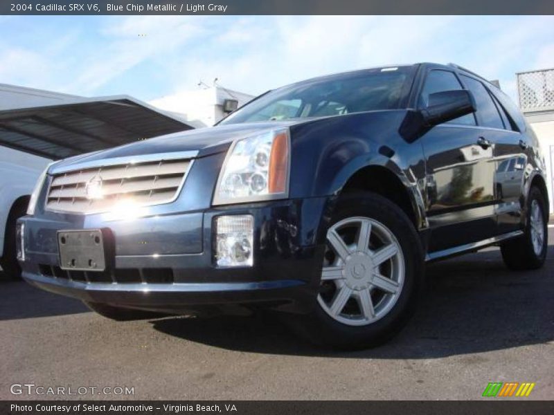Blue Chip Metallic / Light Gray 2004 Cadillac SRX V6