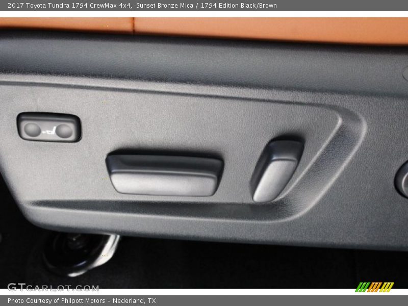 Sunset Bronze Mica / 1794 Edition Black/Brown 2017 Toyota Tundra 1794 CrewMax 4x4