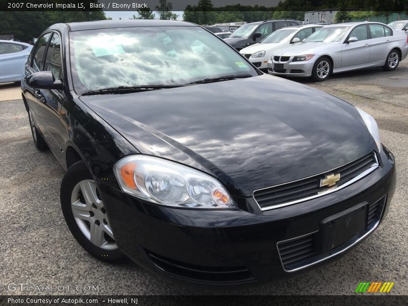 Black / Ebony Black 2007 Chevrolet Impala LS