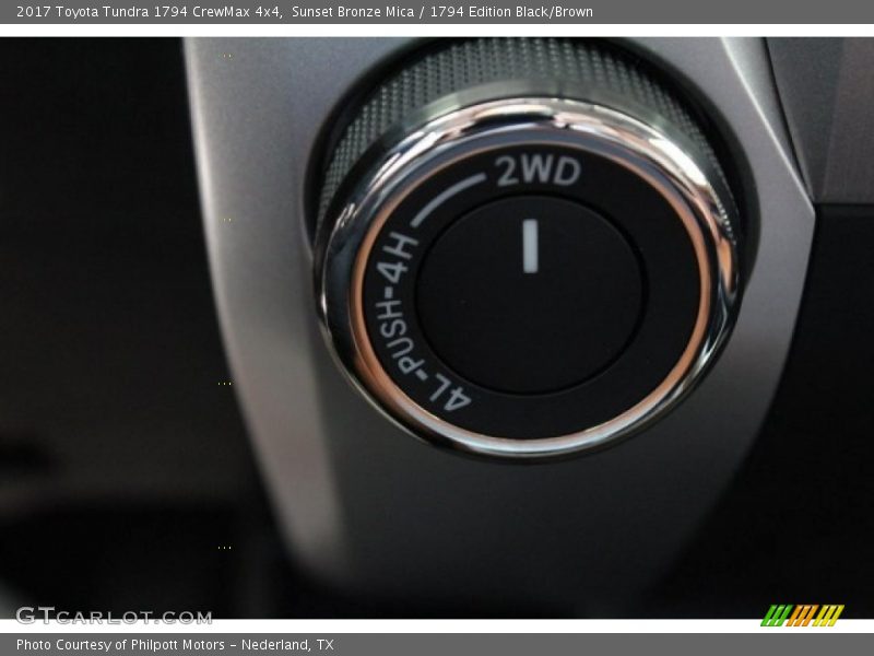 Sunset Bronze Mica / 1794 Edition Black/Brown 2017 Toyota Tundra 1794 CrewMax 4x4