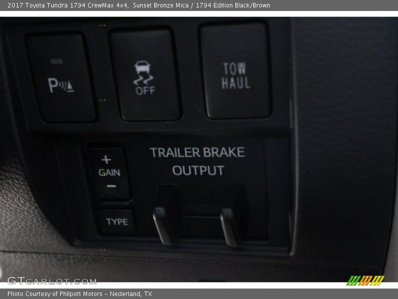 Sunset Bronze Mica / 1794 Edition Black/Brown 2017 Toyota Tundra 1794 CrewMax 4x4