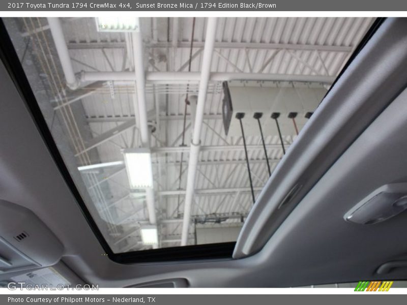Sunset Bronze Mica / 1794 Edition Black/Brown 2017 Toyota Tundra 1794 CrewMax 4x4
