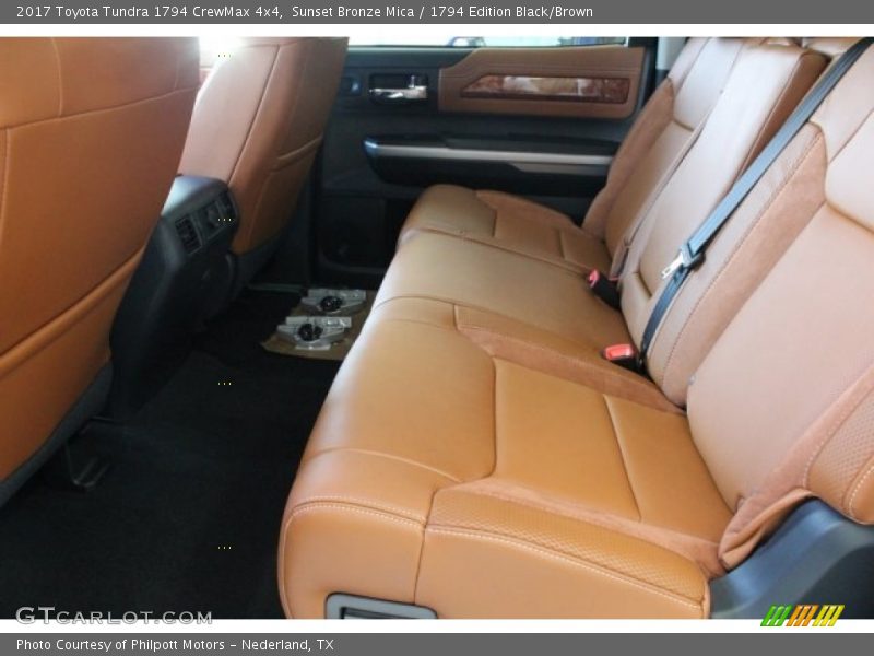 Sunset Bronze Mica / 1794 Edition Black/Brown 2017 Toyota Tundra 1794 CrewMax 4x4