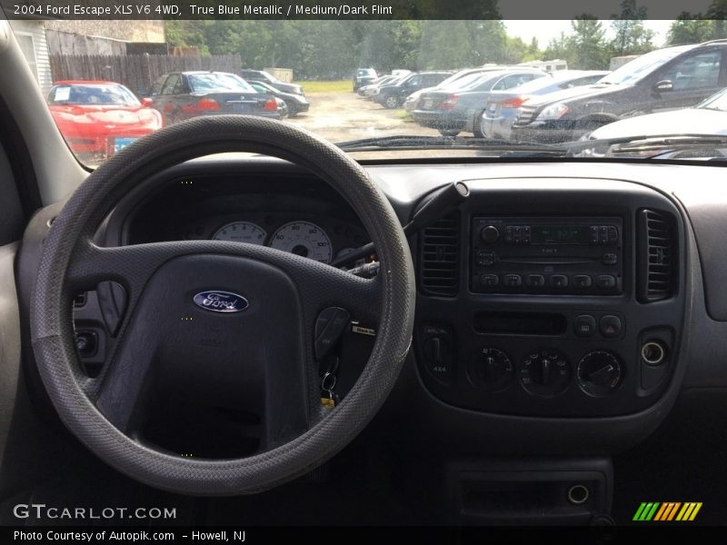True Blue Metallic / Medium/Dark Flint 2004 Ford Escape XLS V6 4WD
