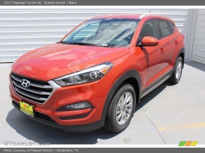 Sedona Sunset / Black 2017 Hyundai Tucson SE