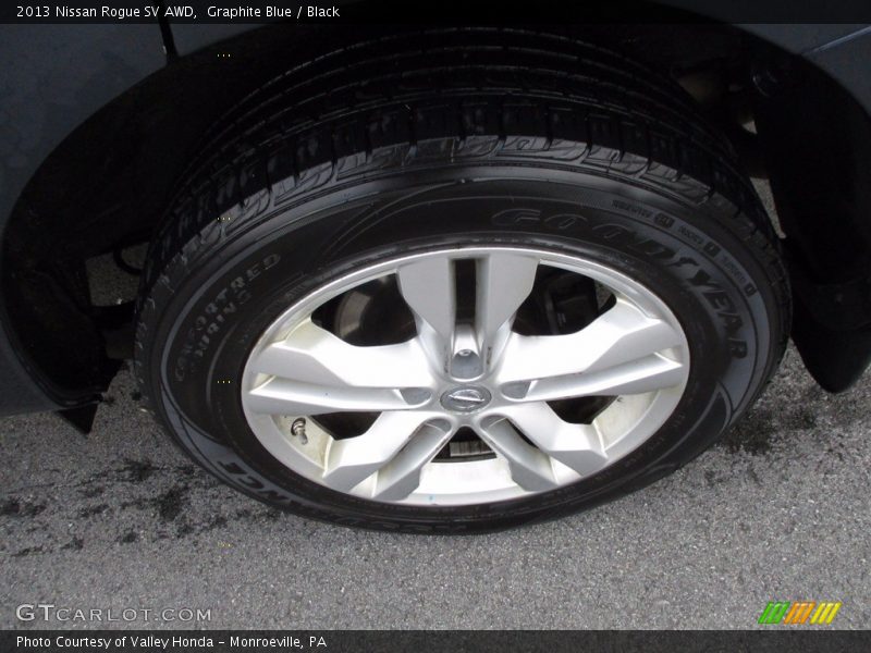 Graphite Blue / Black 2013 Nissan Rogue SV AWD