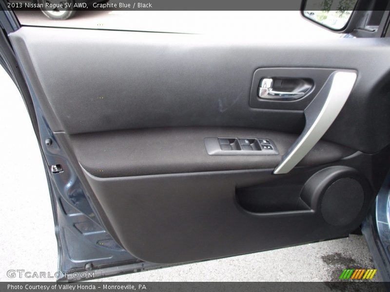 Graphite Blue / Black 2013 Nissan Rogue SV AWD