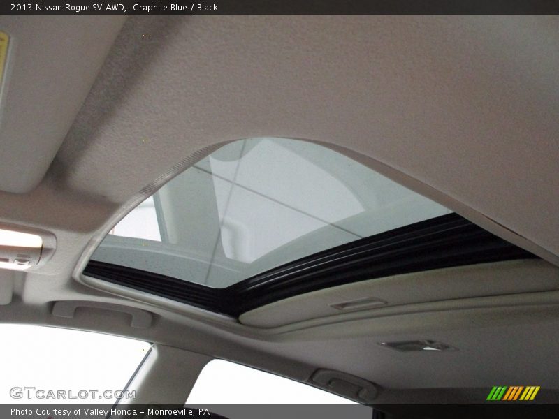 Graphite Blue / Black 2013 Nissan Rogue SV AWD
