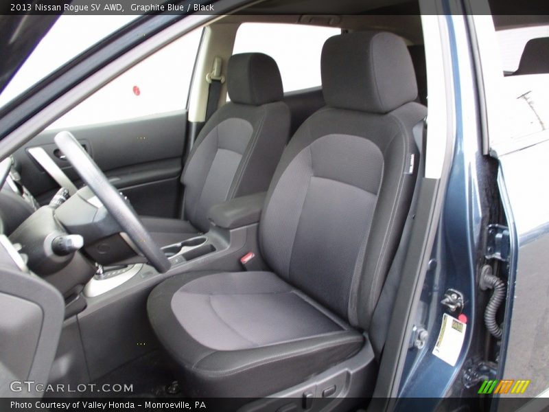 Graphite Blue / Black 2013 Nissan Rogue SV AWD